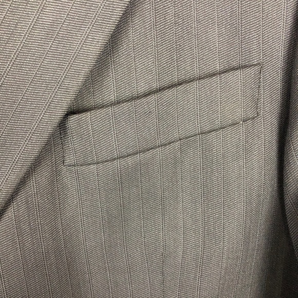 Tip Top Tailors Men’s Suit Jacket 44R Pinstripe - Picture 3 of 7